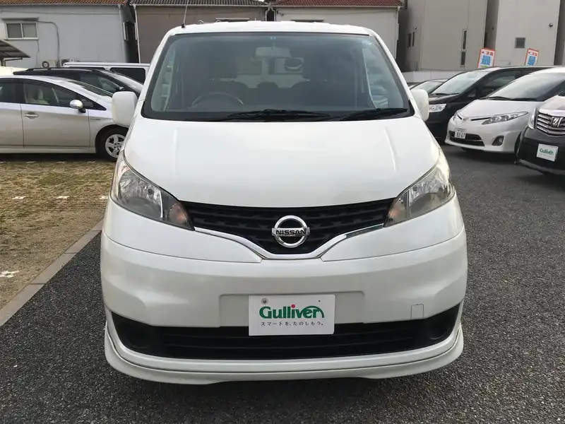 カタログ画像：ＮＶ２００バネットワゴン（NV200VANETTE WAGON） １６Ｓ 2009年5月 DBA-M20 1600cc ホワイトパール（３Ｐ） 燃費12.8km / l フロント