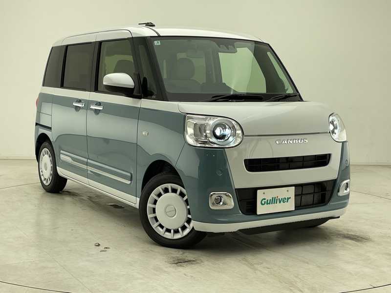 カタログ画像：ムーヴキャンバス（MOVE CANBUS） セオリーＧ 2025年6月 5BA-LA850S 660cc レイクブルーメタリック 燃費22.9km / l メイン（その他）