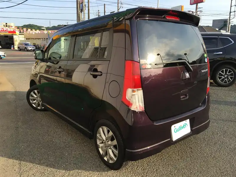 カタログ画像：ワゴンＲ（WAGON R） ＦＸリミテッド 2010年8月 DBA-MH23S 660cc ミステリアスバイオレットパール 燃費20.4km / l バック