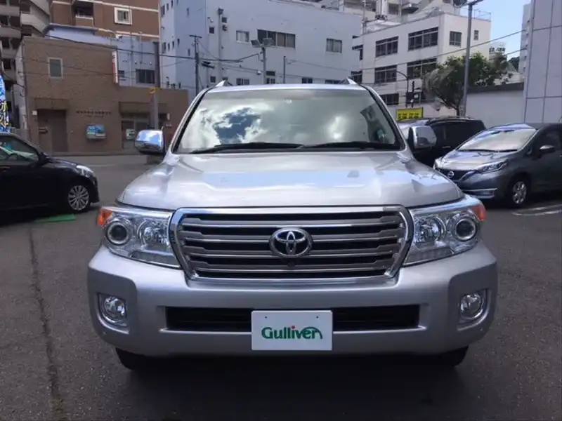 カタログ画像：ランドクルーザー（LAND CRUISER） ＺＸ ブルーノクロス 2014年8月 CBA-URJ202W 4600cc シルバーメタリック 燃費6.7km / l フロント