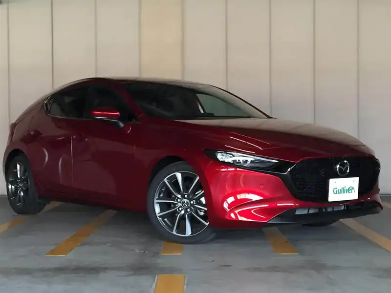 カタログ画像：ＭＡＺＤＡ３ファストバック（MAZDA3 FASTBACK） １５Ｓツーリング 2019年10月 6BA-BP5P 1500cc ソウルレッドクリスタルメタリック 燃費15.8km / l メイン（その他）