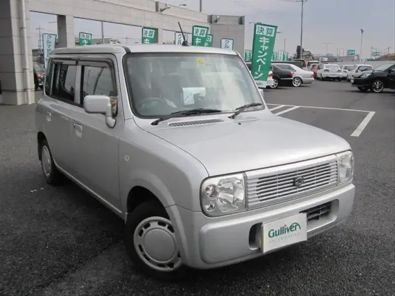 カタログ画像：アルトラパン（ALTO LAPIN） Ｇ 2002年1月 LA-HE21S 660cc シルキーシルバーメタリック 燃費17.4km / l  メイン（その他）