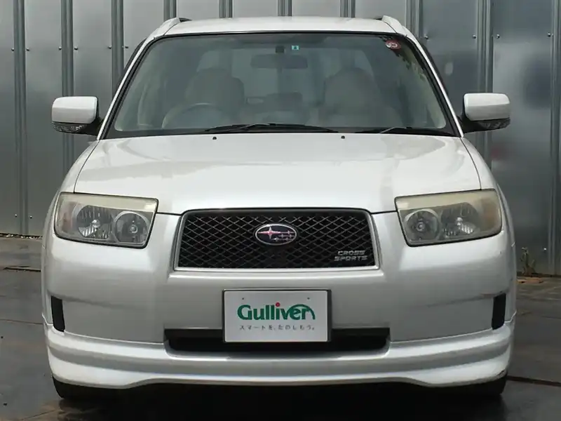 カタログ画像：フォレスター（FORESTER） クロススポーツ２．０ｉ 2007年1月 CBA-SG5 2000cc ピュアホワイト 燃費13.0km / l  フロント