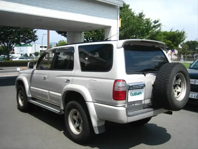 カタログ画像：ハイラックスサーフ（HILUX SURF） ＳＳＲ－Ｘ パッケージＢ 1998年8月 KH-KZN185W 3000cc ホワイトトーニングＧ バック