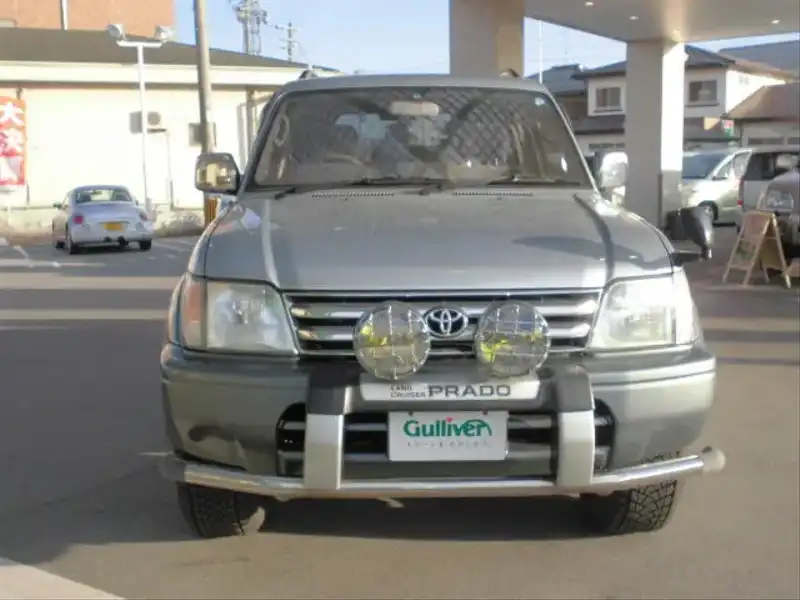 1005546 | カタログ画像：ランドクルーザープラド（LAND CRUISER PRADO） ＴＺ 1996年5月 KD-KZJ95W 3000cc ウォームグレーパールメタリック フロント