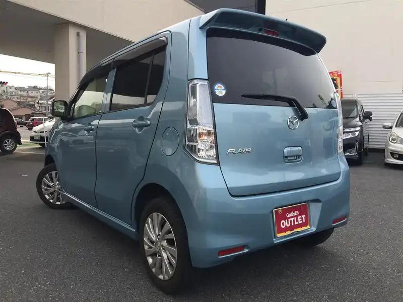 カタログ画像：フレア（FLAIR） ＨＳ 2014年8月 DAA-MJ44S 660cc フィズブルーパールメタリック 燃費32.4km / l バック