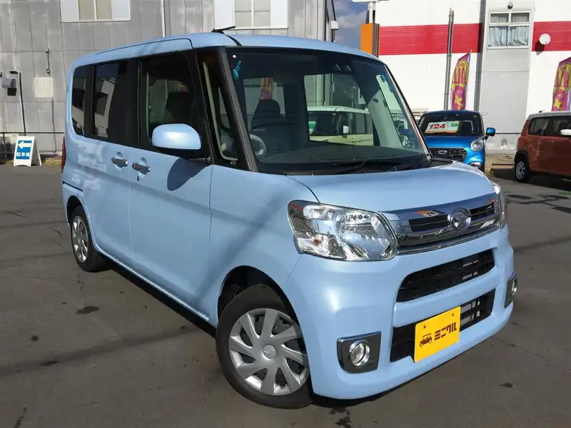 カタログ画像：タント（TANTO） Ｘターボ ＳＡⅢ 2016年11月 DBA-LA610S 660cc シルキーブルーパール 燃費24.6km / l メイン（その他）