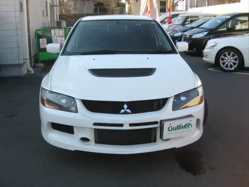 カタログ画像：ランサー（LANCER） ＲＳエボリューションⅧ ＭＲ 2004年4月 GH-CT9A 2000cc ホワイトソリッド フロント