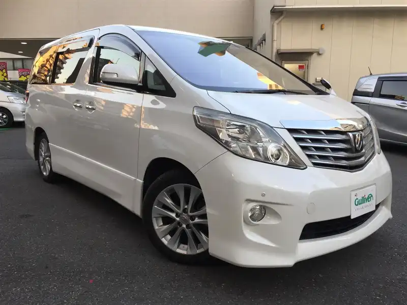 カタログ画像：アルファード（ALPHARD） ２４０Ｓ 2008年8月 DBA-ANH25W 2400cc ホワイトパールクリスタルシャイン 燃費11.4km / l  メイン