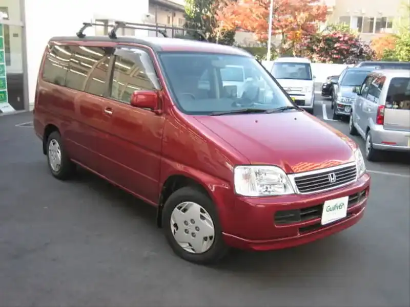 2003191 | カタログ画像：ステップワゴン（STEPWAGON） デラクシー ポップアップシート 2000年8月 GF-RF1 2000cc ルビーレッド・パール メイン