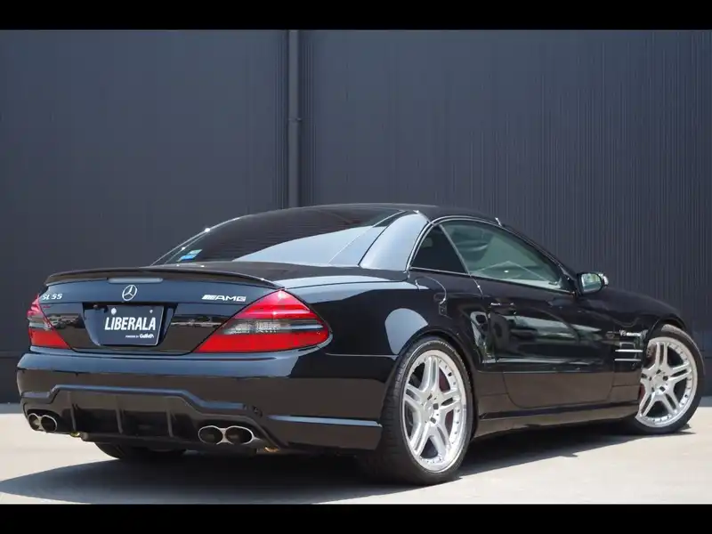 10029283 | カタログ画像：ＳＬ（SL） ＳＬ５５ ＡＭＧ パフォーマンスパッケージ 2005年8月 DBA-230474 5500cc オブシディアンブラック（Ｍ）orエメラルドブラック（Ｍ） 外装