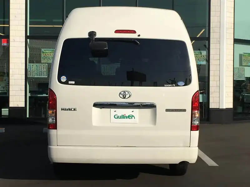 カタログ画像：ハイエースワゴン（HIACE WAGON） グランドキャビン 2019年10月 CBA-TRH229W 2700cc ホワイト 燃費8.9km / l バック