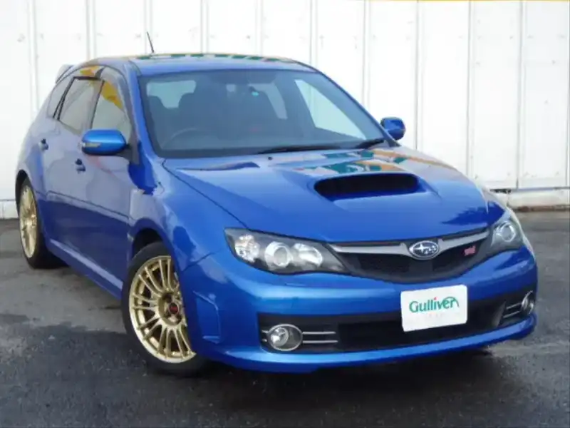 カタログ画像：インプレッサ（IMPREZA） ＷＲＸ ＳＴＩ ２０ｔｈアニバーサリー 2008年10月 CBA-GRB 2000cc ＷＲブルー・マイカ 燃費10.4km / l  メイン