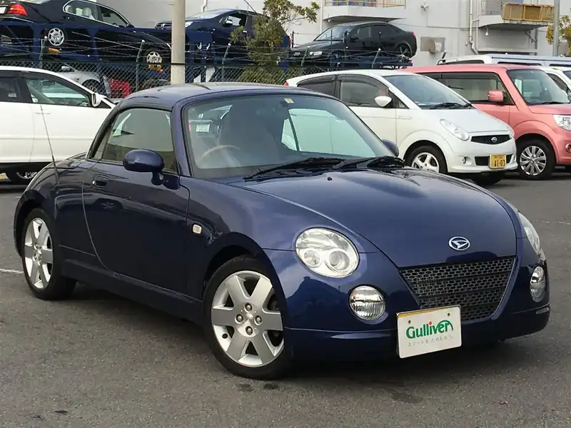 カタログ画像：コペン（COPEN） タンレザーエディション 2007年9月 ABA-L880K 660cc ＤＣ・ダークブルーマイカメタリック 燃費15.2km / l  メイン（その他）