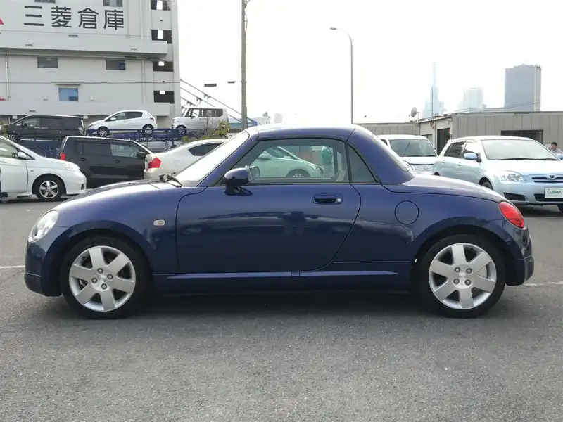 カタログ画像：コペン（COPEN） タンレザーエディション 2008年12月 ABA-L880K 660cc ＤＣ・ダークブルーマイカメタリック 燃費18.0km / l  外装