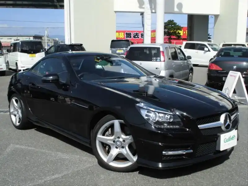 カタログ画像：ＳＬＫ（SLK） ＳＬＫ２００ブルーエフィシェンシー スポーツ 2011年7月 DBA-172448 1800cc オブシディアンブラック（Ｍ） 燃費11.4km / l メイン