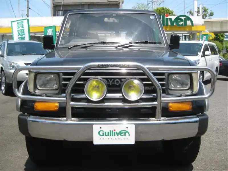 カタログ画像：ランドクルーザープラド（LAND CRUISER PRADO） ＥＸワイドリミテッド 1992年5月 Q-LJ78W 2400cc フロント