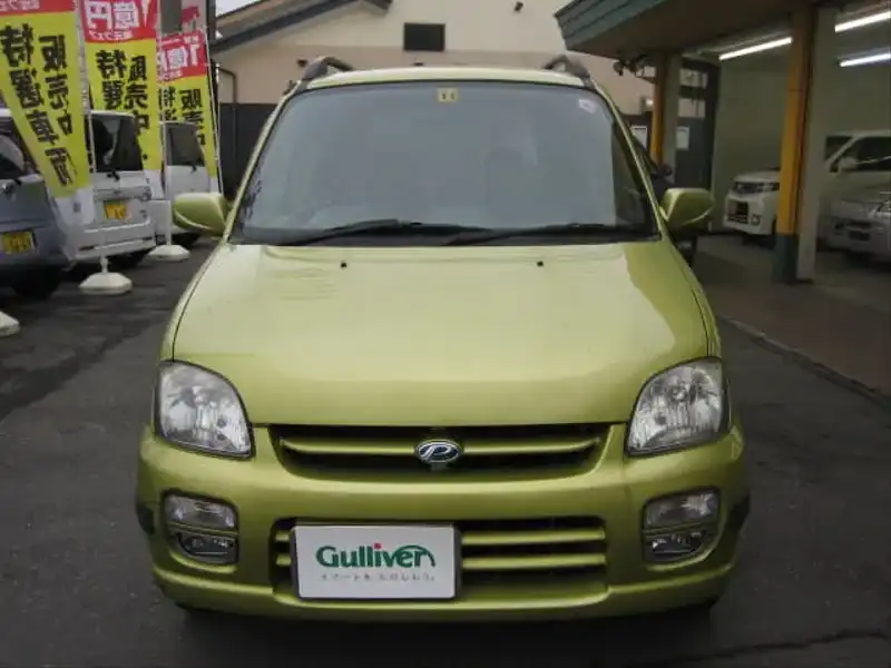 カタログ画像：プレオ（PLEO） Ｌ 1998年10月 GF-RA2 660cc ハンターグリーン・マイカ 燃費18.8km / l  フロント