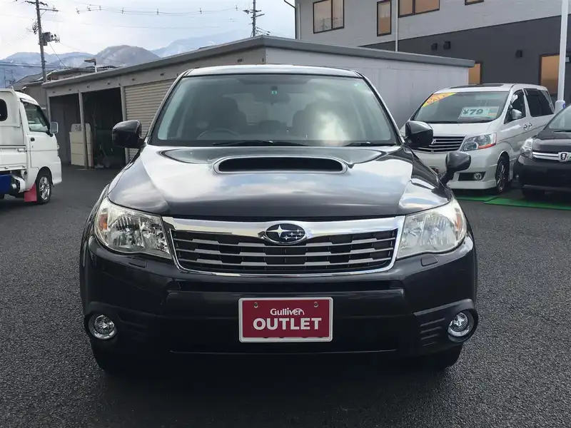 カタログ画像：フォレスター（FORESTER） ２．０ＸＴ 2007年12月 CBA-SH5 2000cc ダークグレー・メタリック 燃費13.0km / l  フロント