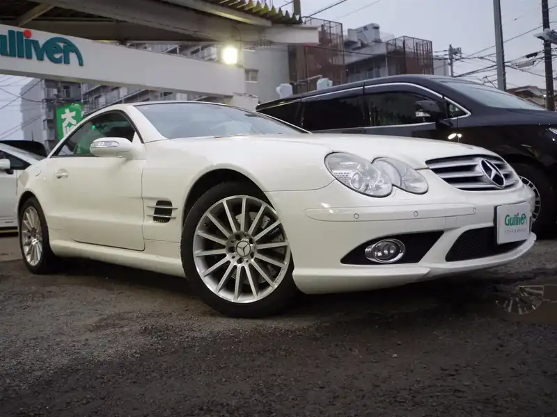 カタログ画像：ＳＬ（SL） ＳＬ５５０ 2008年5月 CBA-230471 5500cc ダイヤモンドホワイト（Ｍ） 燃費7.1km / l  メイン