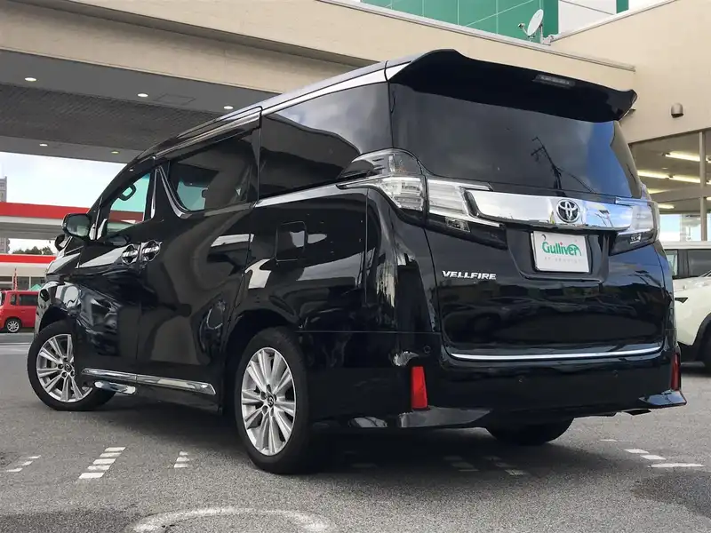 カタログ画像：ヴェルファイア（VELLFIRE） ２．５Ｚ Ａエディション 2015年1月 DBA-AGH35W 2500cc スパークリングブラックパールクリスタルシャイン 燃費12.0km / l バック