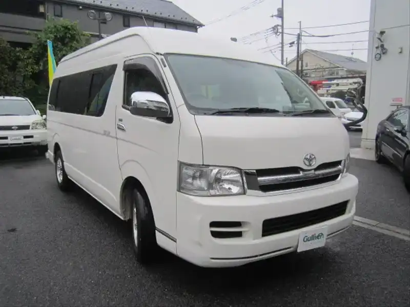 カタログ画像：ハイエースワゴン（HIACE WAGON） グランドキャビン 2005年11月 CBA-TRH229W 2700cc ホワイト 燃費8.2km / l  メイン（その他）