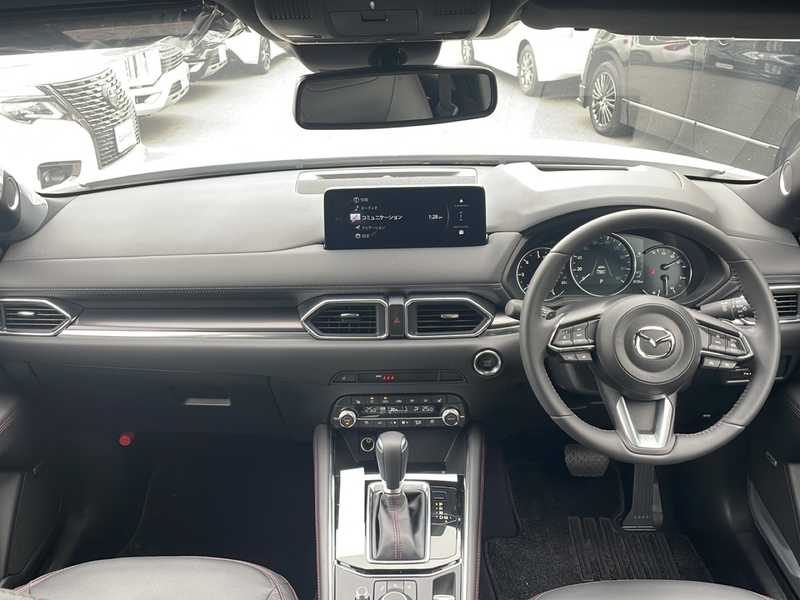 カタログ画像：ＣＸ－５（CX-5） ２０Ｓ ブラックセレクション 2024年12月 6BA-KFEP 2000cc ロジウムホワイトプレミアムメタリック 燃費14.0km / l 内装