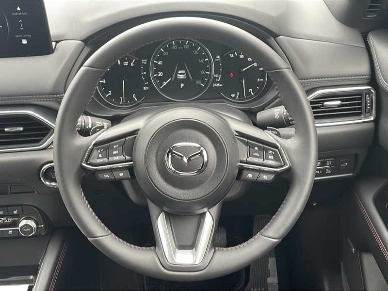 カタログ画像：ＣＸ－５（CX-5） ２０Ｓ ブラックセレクション 2024年12月 6BA-KFEP 2000cc ロジウムホワイトプレミアムメタリック 燃費14.0km / l 内装