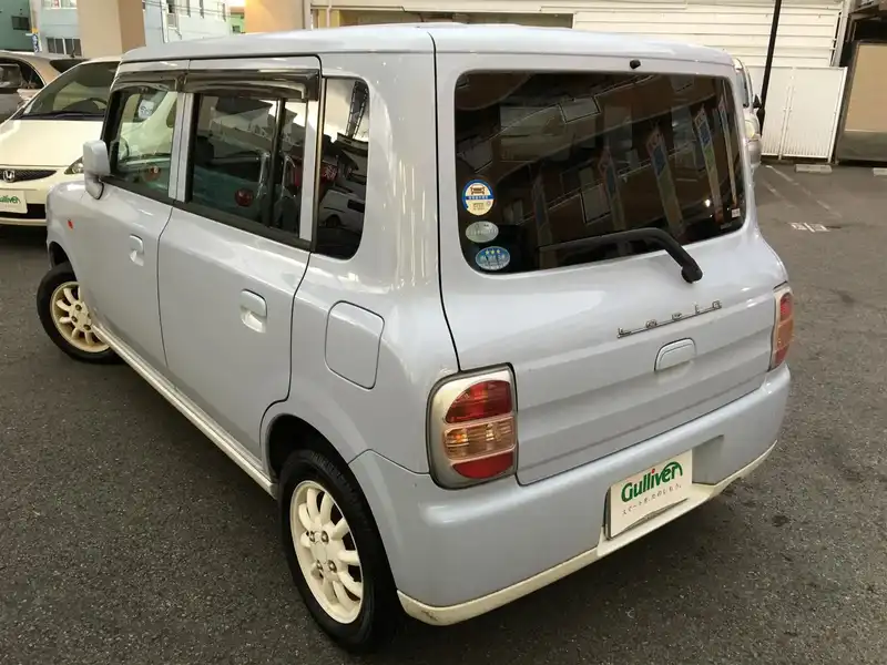 カタログ画像：アルトラパン（ALTO LAPIN） Ｌ 2007年5月 CBA-HE21S 660cc ムスクブルーメタリック 燃費19.8km / l  バック