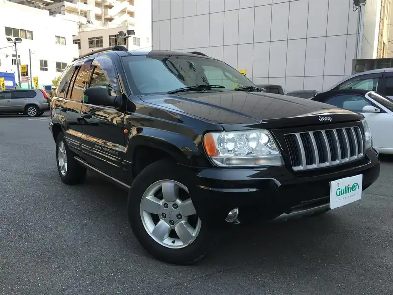 カタログ画像：ジープ・グランドチェロキー（JEEP GRAND CHEROKEE） リミテッドＶ８ 2004年4月 GH-WJ47 4700cc ブリリアントブラッククリスタルパールコート 燃費5.9km / l  メイン（その他）