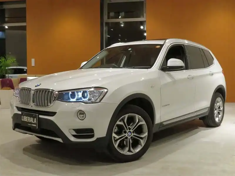 カタログ画像：Ｘ３（X3） ｘＤｒｉｖｅ ２０ｄ 2016年10月 LDA-WY20 2000cc アルピン・ホワイトⅢ（ソリッド・カラー） 燃費18.6km / l フロント