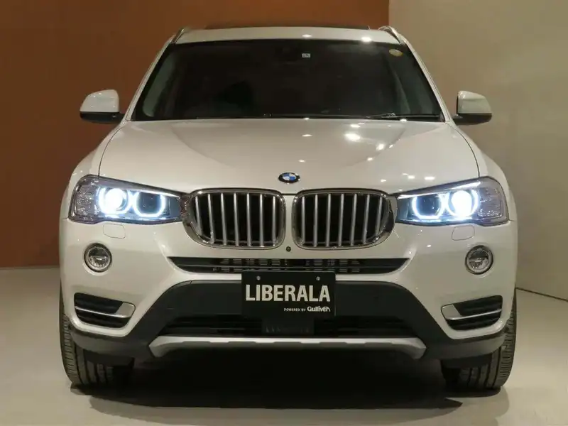 カタログ画像：Ｘ３（X3） ｘＤｒｉｖｅ ２０ｄ 2016年10月 LDA-WY20 2000cc アルピン・ホワイトⅢ（ソリッド・カラー） 燃費18.6km / l フロント