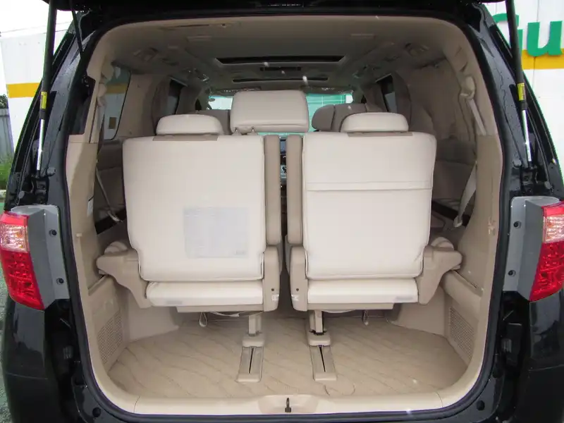 カタログ画像：アルファードハイブリッド（ALPHARD HYBRID） ハイブリッドＧ プレミアムシートパッケージ 2012年9月 DAA-ATH20W 2400cc ブラック 燃費16.2km / l 内装