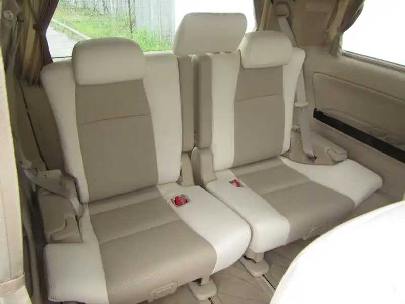 カタログ画像：アルファードハイブリッド（ALPHARD HYBRID） ハイブリッドＧ プレミアムシートパッケージ 2012年9月 DAA-ATH20W 2400cc ブラック 燃費16.2km / l 内装