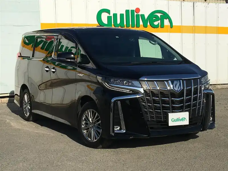 カタログ画像：アルファードハイブリッド（ALPHARD HYBRID） ハイブリッドＳＲ Ｃパッケージ 2020年1月 6AA-AYH30W 2500cc ブラック 燃費14.8km / l メイン（その他）