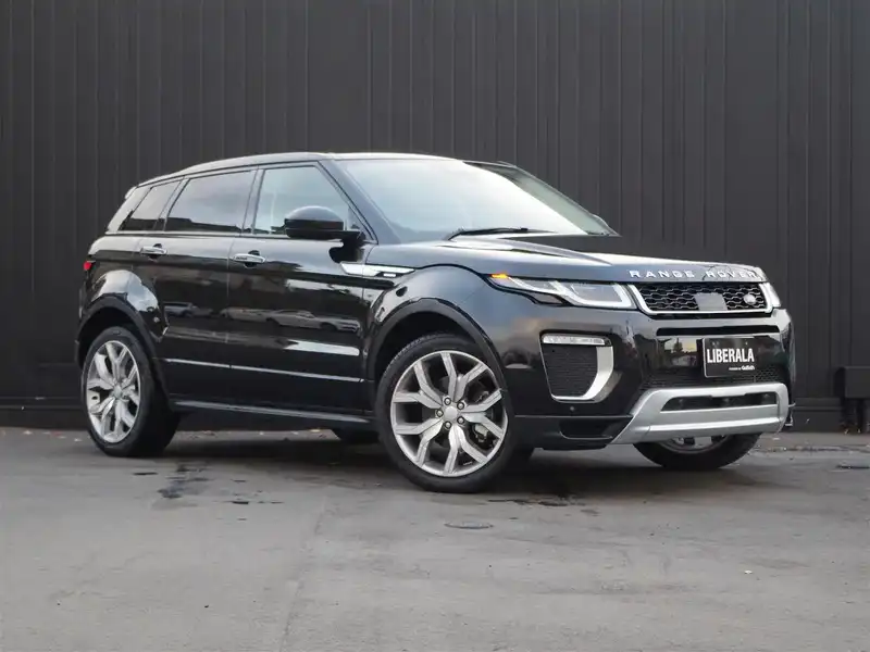 カタログ画像：レンジローバーイヴォーク（RANGE ROVER EVOQUE） オートバイオグラフィ 2015年9月 CBA-LV2A 2000cc サントリーニ・ブラック 燃費10.6km / l メイン