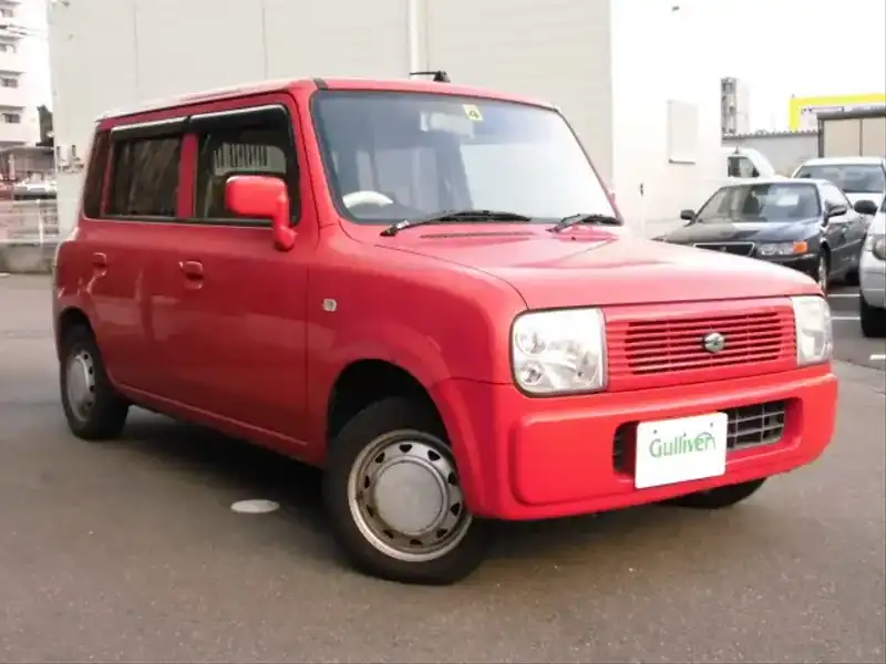 カタログ画像：アルトラパン（ALTO LAPIN） Ｘ 2005年12月 ABA-HE21S 660cc ブライトレッド２ 燃費17.4km / l  メイン（その他）