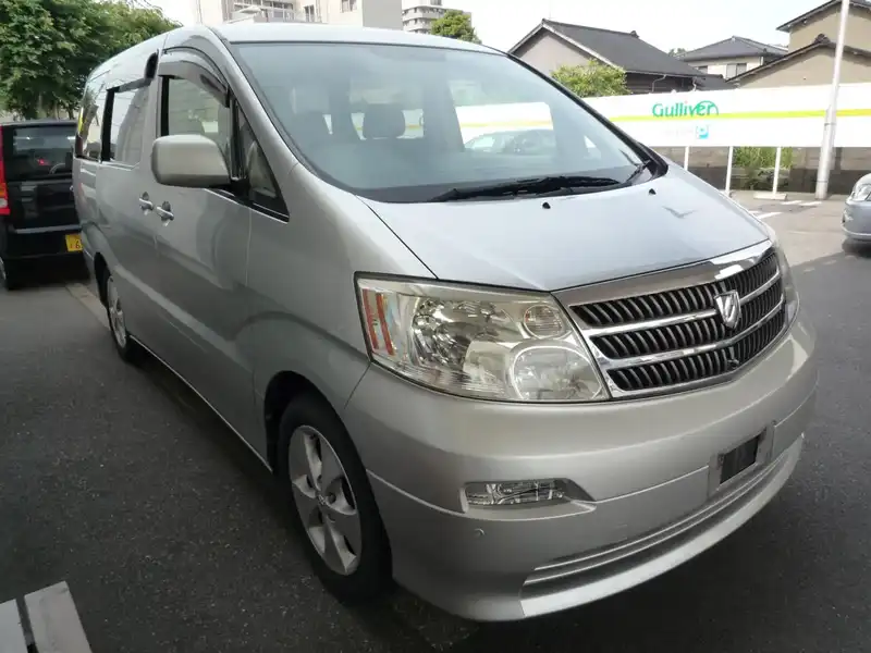 カタログ画像：アルファードＧ（ALPHARD G） ＡＸ トレゾア・アルカンターラバージョン 2004年6月 CBA-ANH10W 2400cc シルバーメタリック 燃費9.7km / l  メイン（その他）