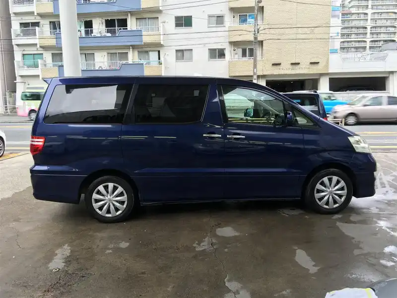 カタログ画像：アルファードＧ（ALPHARD G） ＡＸ 2007年6月 DBA-ANH15W 2400cc ダークブルーマイカ 燃費9.4km / l  外装