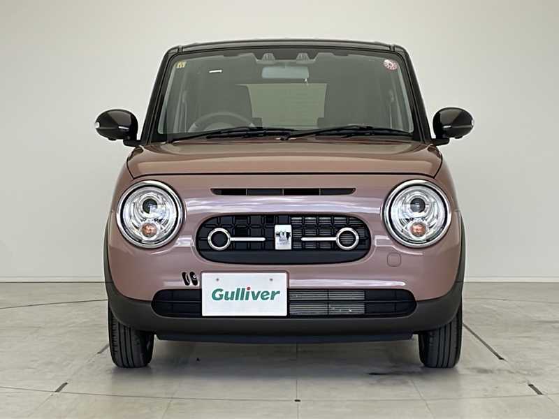 カタログ画像：アルトラパンＬＣ（ALTO LAPIN LC） Ｘ 2022年6月 5BA-HE33S 660cc テラコッタピンクメタリック アーバンブラウン2トーンルーフ 燃費26.2km / l 外装