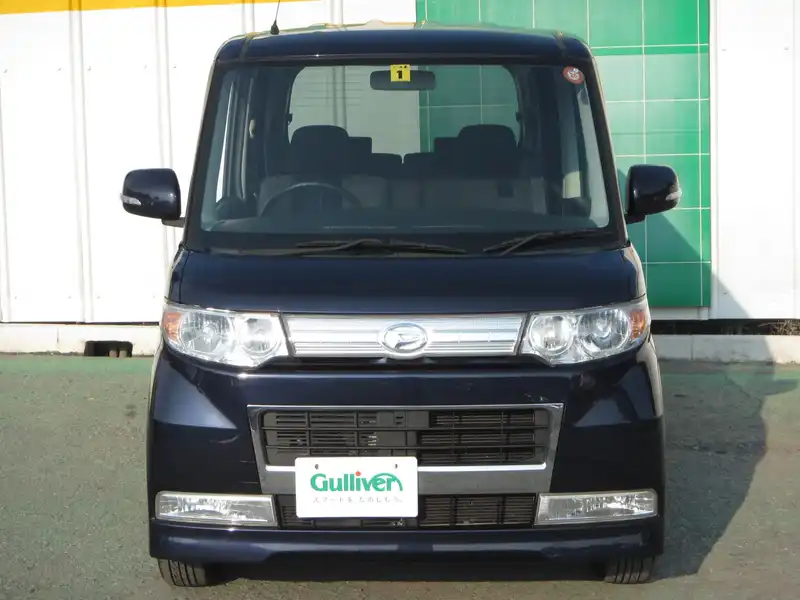 カタログ画像：タント（TANTO） カスタムＸ 2008年12月 DBA-L375S 660cc ミスティックブルーマイカアロワナ 燃費18.8km / l  フロント