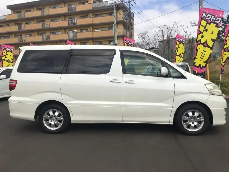 カタログ画像：アルファードＧ（ALPHARD G） ＭＸ Ｌエディション 2007年6月 CBA-MNH15W 3000cc ホワイトパールクリスタルシャイン 燃費8.6km / l  外装