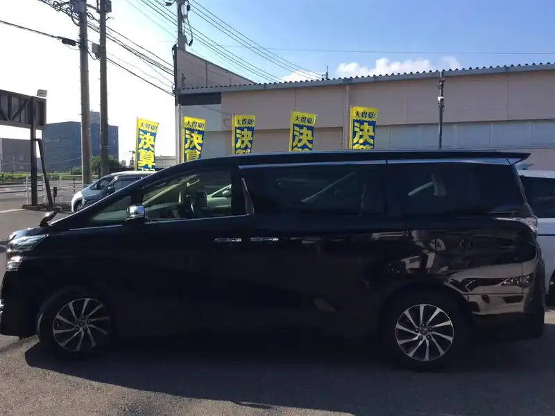 カタログ画像：ヴェルファイア（VELLFIRE） ３．５Ｖ Ｌ 2015年1月 DBA-GGH35W 3500cc ブラック 燃費9.1km / l 外装