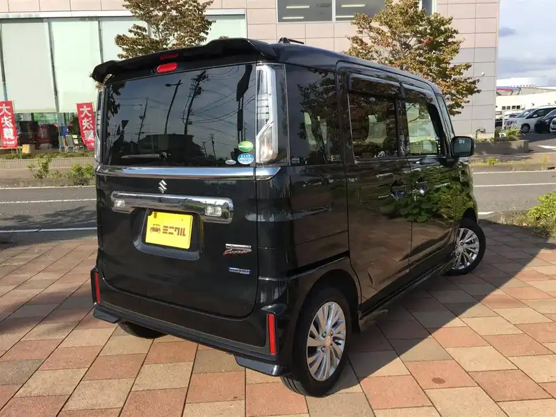 カタログ画像：スペーシアカスタム（SPACIA CUSTOM） ハイブリッドＧＳ 2020年8月 5AA-MK53S 660cc ブルーイッシュブラックパール3 燃費21.2km / l 外装