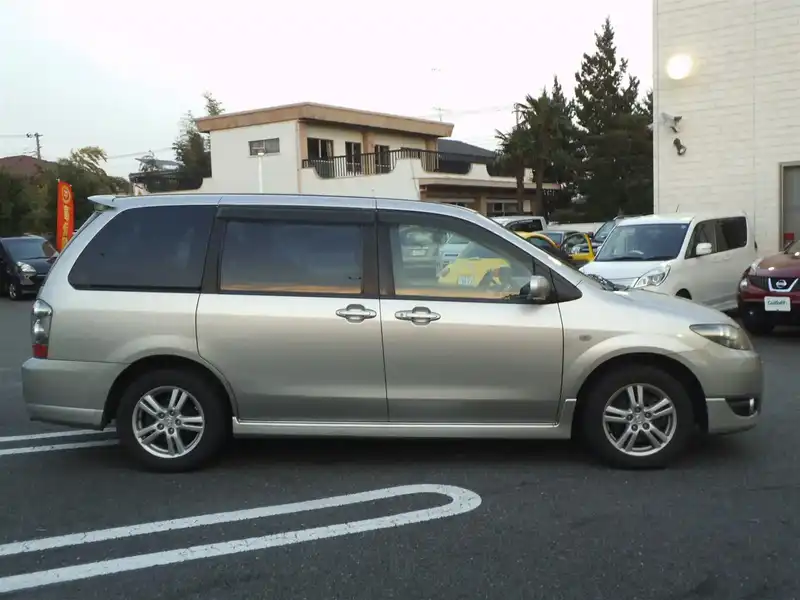 カタログ画像：ＭＰＶ（MPV） エアロリミックス 2004年9月 CBA-LW3W 2300cc プラチナムシルバーメタリック 燃費11.6km / l  外装