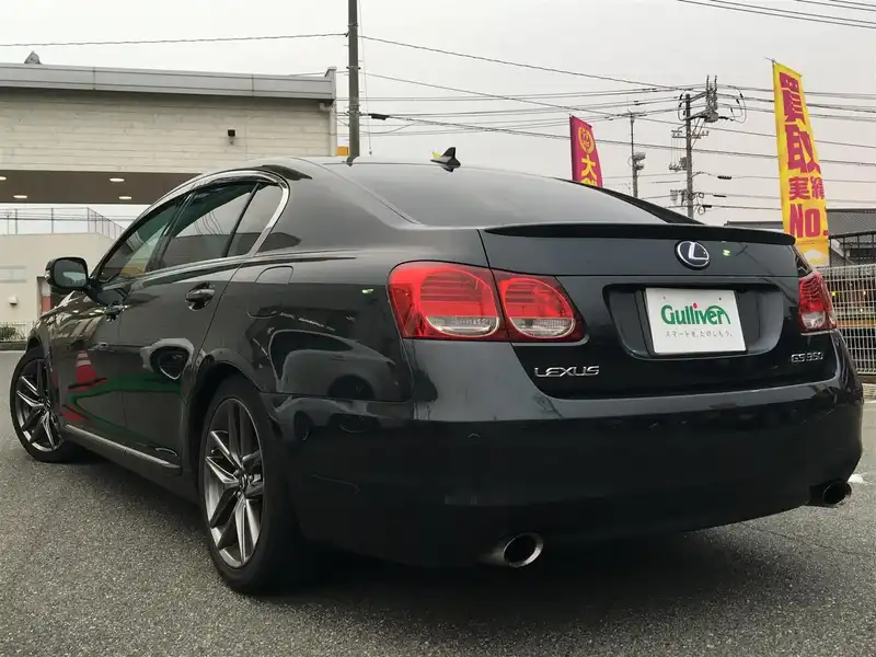 カタログ画像：ＧＳ（GS） ＧＳ３５０ バージョンＩ 2008年10月 DBA-GRS196 3500cc ダークグレーマイカ 燃費9.6km / l  バック