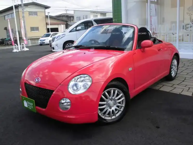 カタログ画像：コペン（COPEN） ２ｎｄアニバーサリーエディション 2004年6月 ABA-L880K 660cc ＤＣ・シャイニングレッド 燃費15.2km / l  外装