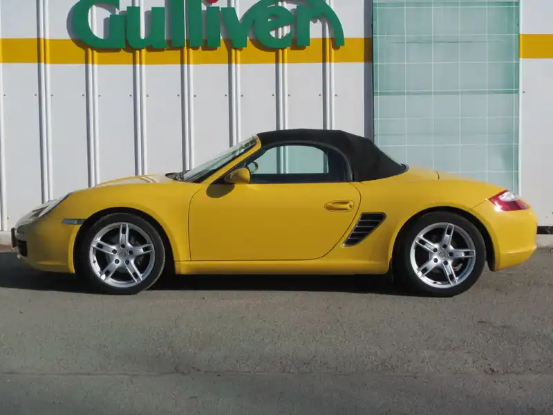 カタログ画像：ボクスター（BOXSTER） ボクスター 2005年8月 GH-98725 2700cc スピードイエロー 燃費9.3km / l  外装