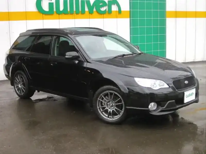 カタログ画像：レガシィアウトバック（LEGACY OUTBACK） ２．５ｉ 2007年5月 DBA-BP9 2500cc オブシディアンブラック・パール 燃費13.0km / l  メイン