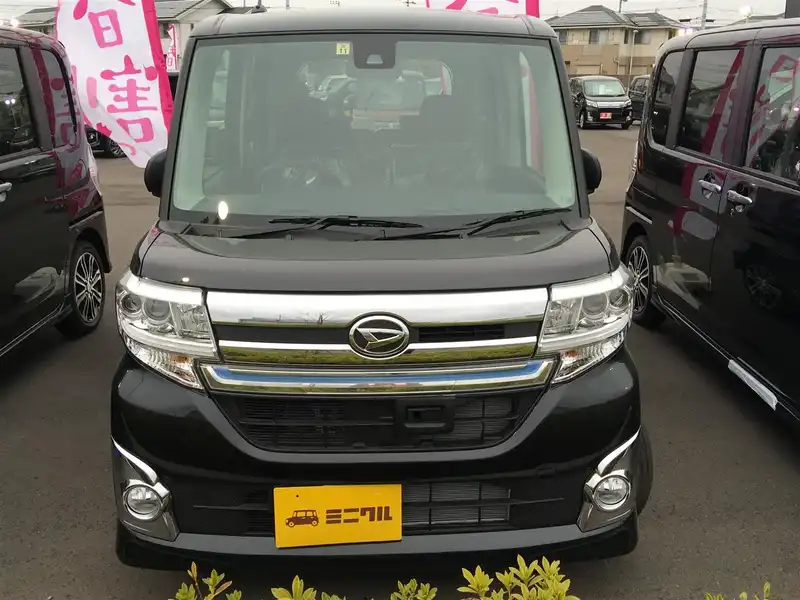 カタログ画像：タント（TANTO） カスタムＲＳ ＳＡⅡ 2015年5月 DBA-LA610S 660cc ブラックマイカメタリック 燃費24.6km / l フロント